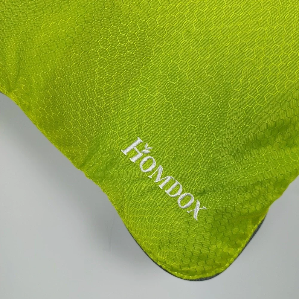 Homdox Travel Duffel Bag Lrg 80L Foldable Water/Tear Resistant Nylon Green/Gray